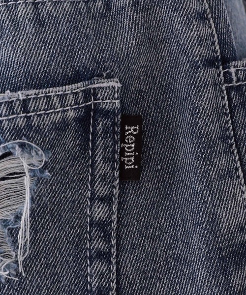 repipi armario（レピピ アルマリオ）の「ダメージデニムショートパンツ（デニムパンツ・キッズ・ブラック/ベージュ系その他/ブルー・MEDIUM/SMALL/LARGE）」の19枚目の写真