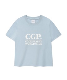 【 CODEGRAPHY 】Line cropped short-sleeved T-shirt MUSINSA | Codegraphy (Women) Line Crop Short Sleeve T