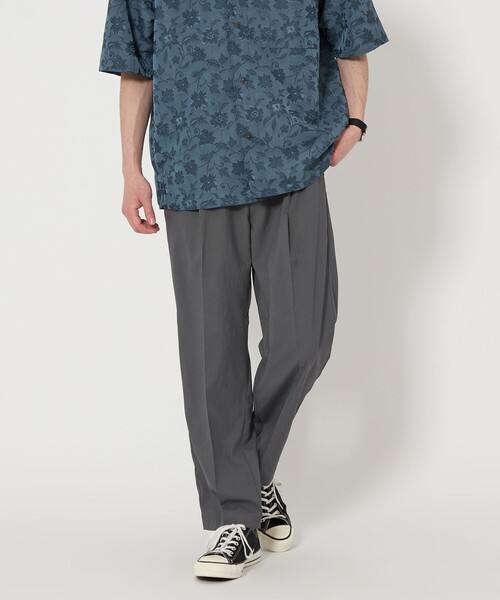 green label relaxing（グリーンレーベルリラクシング）の「DotAir オルマイ イージー ワイド パンツ（その他パンツ・メンズ・グレー/ブラック/ダークブラウン・S/M/L/XL）」の15枚目の写真