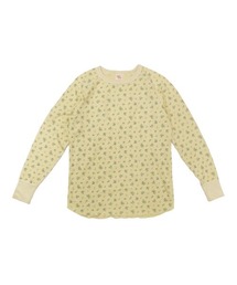 JEMORGAN ワッフル花柄オーバーダイロンT