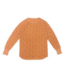 JEMORGAN ワッフル花柄オーバーダイロンT