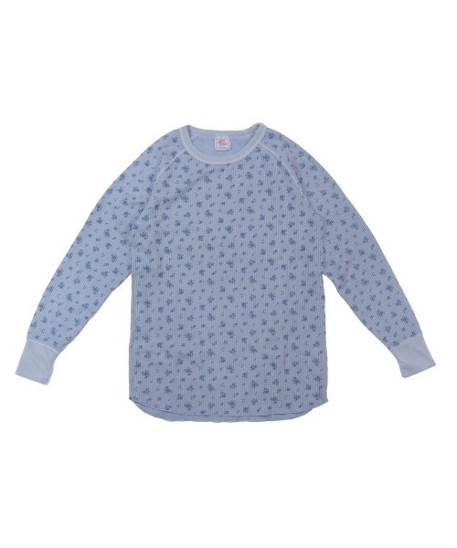 JEMORGAN(ジェーイーモーガン)の「JEMORGAN ワッフル花柄オーバーダイロンT(Tシャツ/カットソー・レディース・オレンジ/イエロー/ブルー/グリーン・FREE)」の3枚目の写真