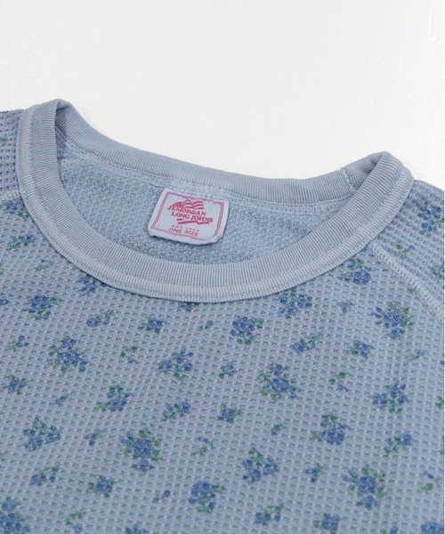 JEMORGAN(ジェーイーモーガン)の「JEMORGAN ワッフル花柄オーバーダイロンT(Tシャツ/カットソー・レディース・オレンジ/イエロー/ブルー/グリーン・FREE)」の10枚目の写真
