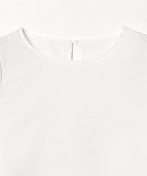 B:MING by BEAMS（ビーミングバイビームス）の「【手洗いOK】袖 シャーリング ブラウス（シャツ/ブラウス・レディース・オフホワイト/ブラック・ONE SIZE）」の4枚目の写真