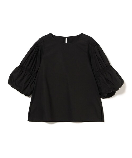 B:MING by BEAMS（ビーミングバイビームス）の「【手洗いOK】袖 シャーリング ブラウス（シャツ/ブラウス・レディース・オフホワイト/ブラック・ONE SIZE）」の10枚目の写真