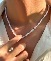 WARAIJOGO（ワライジョウゴ）の「パール風ストーンネックレス(LEY)（ネックレス）」