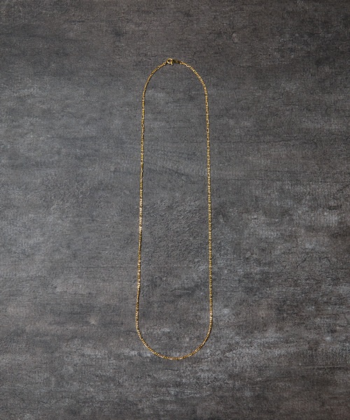 THEFT(セフト)の「THEFT セフト / K18GP FIGARO CHAIN NECKLACE シルバー925フィガロチェーンネックレス 60cm 18金コーティング(ネックレス・メンズ・ゴールド・60cm)」の5枚目の写真