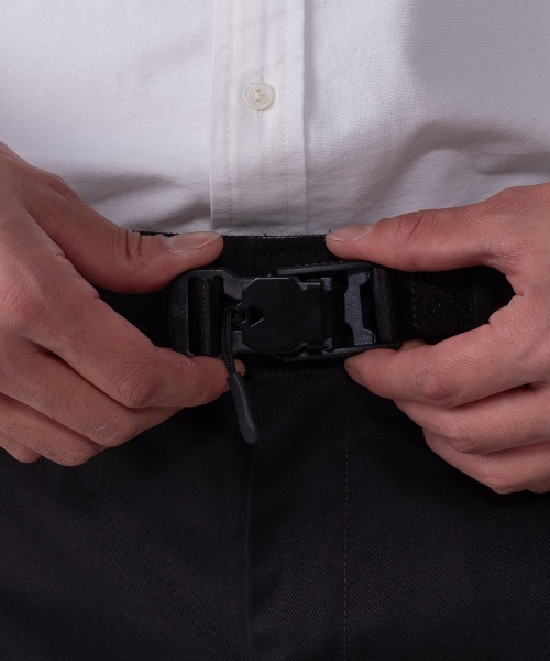 BEDWIN & THE HEARTBREAKERS(ベドウィン アンド ザ ハートブレイカーズ)の「FIDLOCK TAPE BELT "TERRY"(ベルト・メンズ・ブラック・FREE)」の4枚目の写真