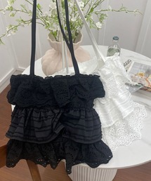 Chiina（チーナ）の「Chiina / フリルレース トートバッグ（トートバッグ）」
