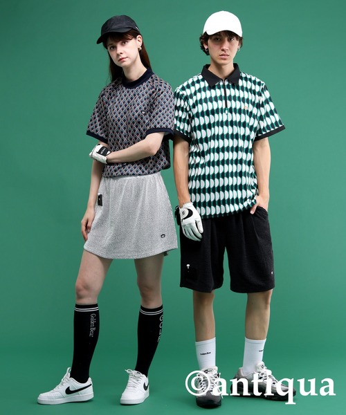 antiqua(アンティカ)の「ストライプロゴパンツ(その他パンツ・レディース・ライトグレー/ブラック・ML/LXL)」の12枚目の写真
