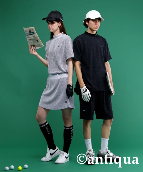 antiqua(アンティカ)の「ストライプロゴパンツ(その他パンツ・レディース・ライトグレー/ブラック・ML/LXL)」の16枚目の写真