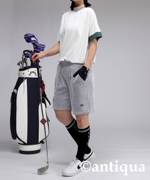 antiqua(アンティカ)の「ストライプロゴパンツ(その他パンツ・レディース・ライトグレー/ブラック・ML/LXL)」の19枚目の写真