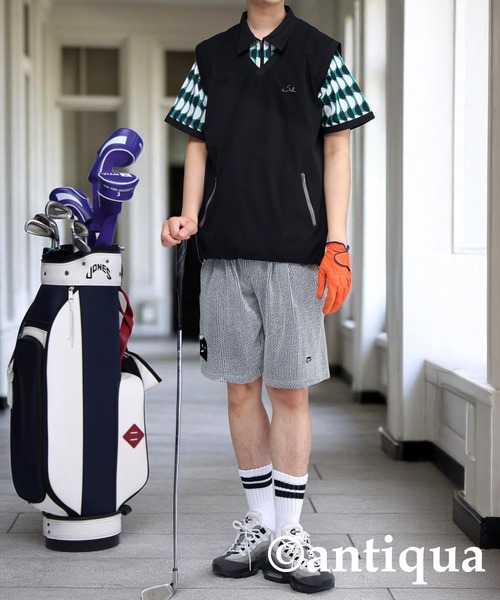 antiqua(アンティカ)の「ストライプロゴパンツ(その他パンツ・レディース・ライトグレー/ブラック・ML/LXL)」の21枚目の写真