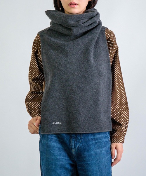 ALWELフリースハイネックゲイター ALWEL] FLEECE HIGH NECK GAITER / フリースハイネックゲイター