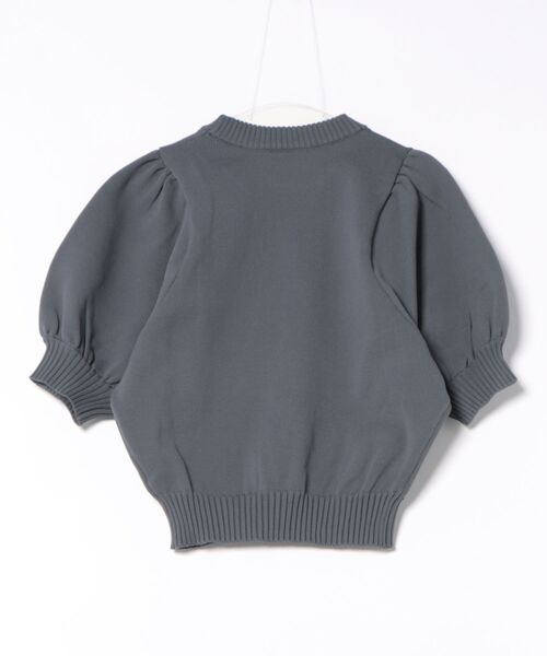 itto...（イット）の「【軽い着心地＆美シルエット】パフスリーブニットトップス（ニット/セーター・レディース・ブラック/アイボリー/オフホワイト/チャコール・M）」の5枚目の写真