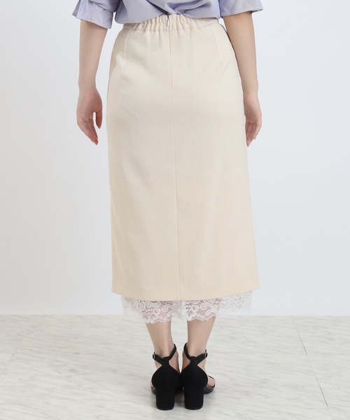 TRUDEA（トルディア）の「裾レースタイトスカート（スカート・レディース・ベージュ/ブラック/チャコールグレー・MEDIUM/LARGE）」の20枚目の写真