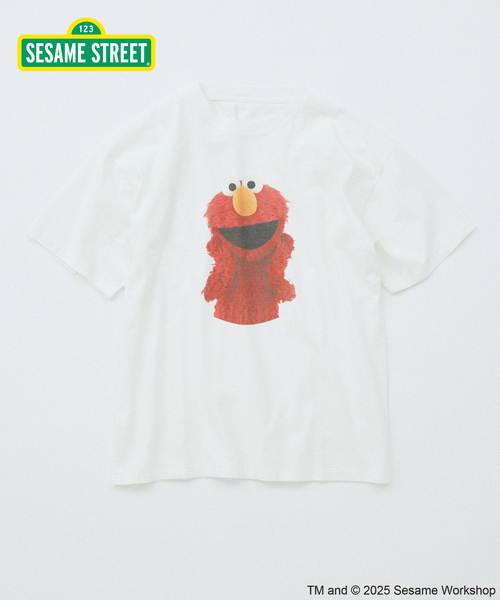 JOURNAL STANDARD（ジャーナルスタンダード）の「セサミストリート meets JOURNAL STANDARD 別注プリントTシャツ（Tシャツ/カットソー・メンズ・ブラック系その他/ホワイト×ホワイト/ホワイト系その他/ライトグリーン/ピンク/ブラックミックス・SMALL/MEDIUM/LARGE）」の3枚目の写真