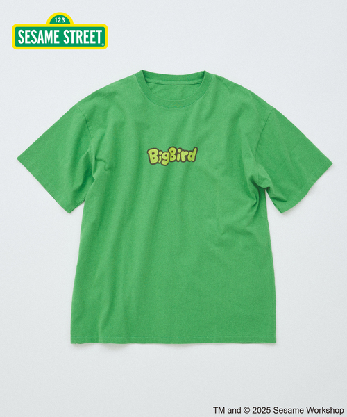 JOURNAL STANDARD（ジャーナルスタンダード）の「セサミストリート meets JOURNAL STANDARD 別注プリントTシャツ（Tシャツ/カットソー・メンズ・ブラック系その他/ホワイト×ホワイト/ホワイト系その他/ライトグリーン/ピンク/ブラックミックス・SMALL/MEDIUM/LARGE）」の5枚目の写真