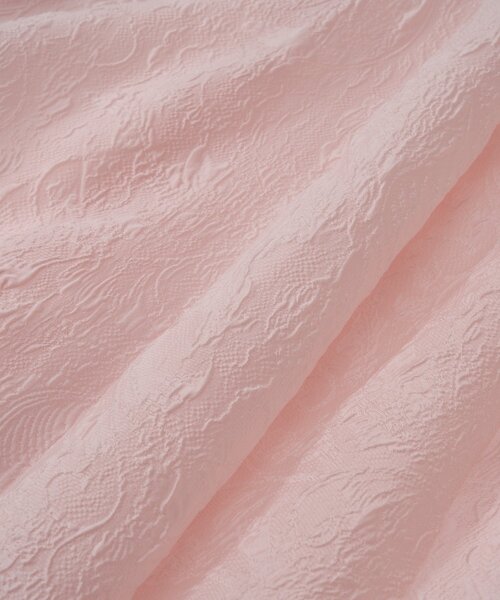 La boutique BonBon（ラブティックボンボン）の「【涼しくて美シルエット】シアージャガードスカート（スカート・レディース・ホワイト/ピンク・36/38）」の15枚目の写真