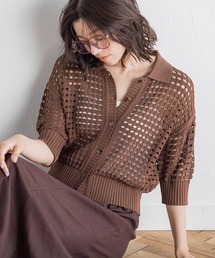 Droite lautreamont / ドロワットロートレアモン ラメRIBニットプルオーバー≪手洗い可能≫ ドロワット ロートレアモン Droite lautreamont ラメRIBニット