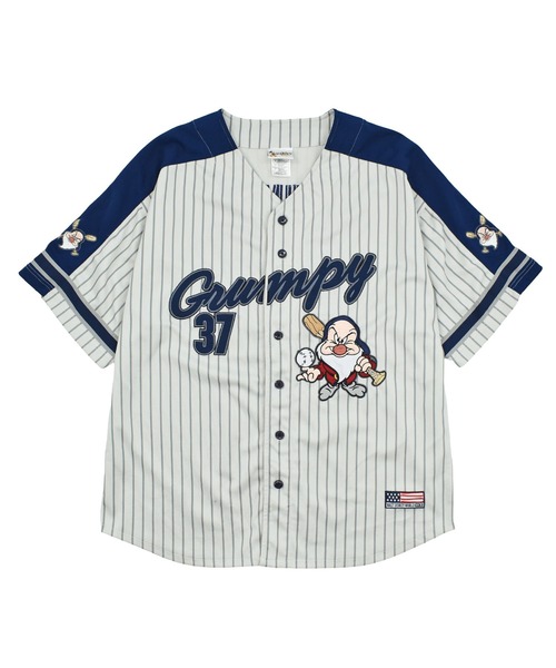 DISNEY VINTAGE(ディズニーヴィンテージ)の「【USED】90’s Disney “granpy” ベースボール ゲームシャツ(シャツ/ブラウス・メンズ・グレー・LARGE)」の1枚目の写真