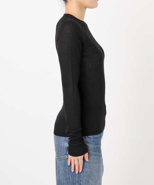 ウォッシャブルシアーリブニット（ニット/セーター）｜Spick & Span