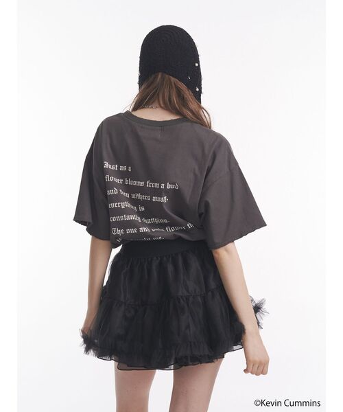 jouetie（ジュエティ）の「【KevinCummins×jouetie】フォトダメージBIGTシャツ（Tシャツ/カットソー・レディース・オフホワイト/ブルー/ブラック・MEDIUM）」の9枚目の写真