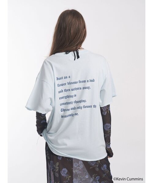 tシャツ 「KevinCummins×jouetie」フォトダメージBIGTシャツ レディース KevinCummins×jouetie】フォトダメージBIGTシャツ（Tシャツ