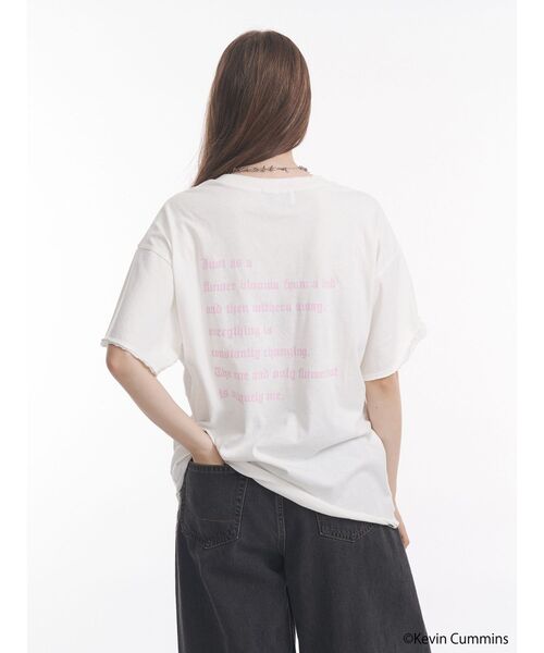 jouetie（ジュエティ）の「【KevinCummins×jouetie】フォトダメージBIGTシャツ（Tシャツ/カットソー・レディース・オフホワイト/ブルー/ブラック・MEDIUM）」の15枚目の写真