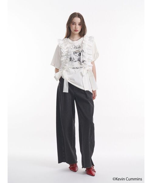 KevinCummins×jouetie】フォトダメージBIGTシャツ（Tシャツ