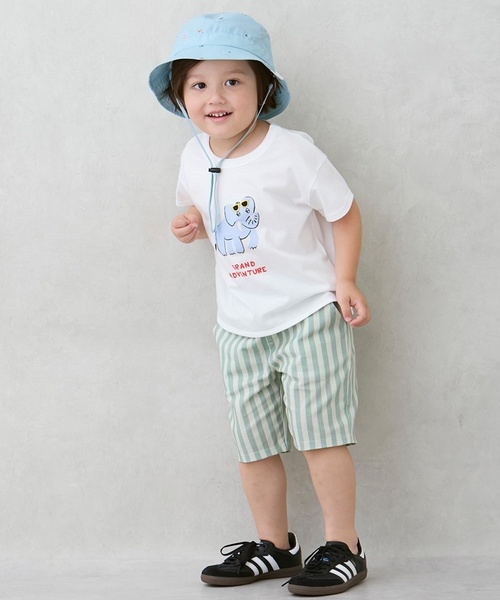 petit main(プティマイン)の「総柄ハーフパンツ(その他パンツ・キッズ・カーキ/ブラウン/カラフル/ライトグリーン/ネイビー/ベージュ/ブルー/オフホワイト・130cm/90cm/120cm/100cm/110cm/80cm)」の12枚目の写真