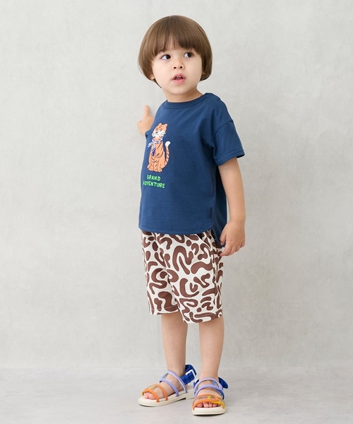 petit main(プティマイン)の「総柄ハーフパンツ(その他パンツ・キッズ・カーキ/ブラウン/カラフル/ライトグリーン/ネイビー/ベージュ/ブルー/オフホワイト・130cm/90cm/120cm/100cm/110cm/80cm)」の19枚目の写真