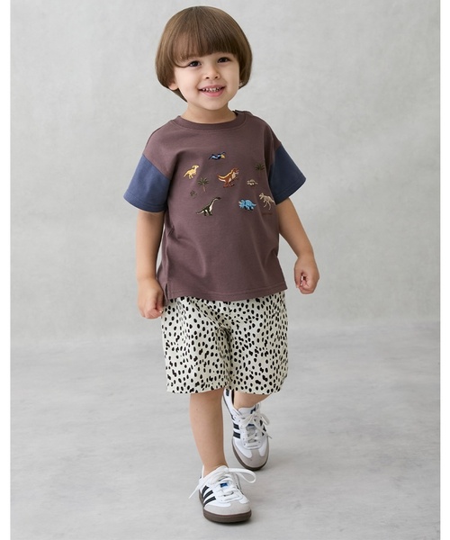 petit main(プティマイン)の「総柄ハーフパンツ(その他パンツ・キッズ・カーキ/ブラウン/カラフル/ライトグリーン/ネイビー/ベージュ/ブルー/オフホワイト・130cm/90cm/120cm/100cm/110cm/80cm)」の22枚目の写真