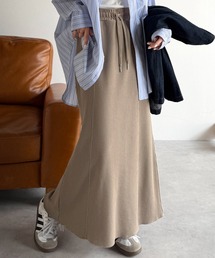 Java（ジャバ）の「《JaVa ジャバコラボ》楽ちんなのにレディライク。ワッフルマーメイドスカート（スカート）」