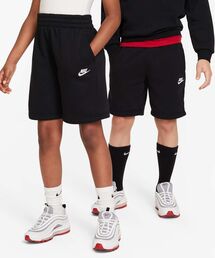 NIKE（ナイキ）の「ナイキ スポーツウェア ジュニア フレンチテリー ショートパンツ / Nike Sportswear Club Fleece Big Kids' French Terry Shorts FD3015-010 Black（スウェットパンツ）」