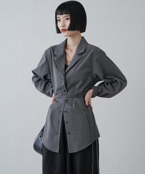 Lui's(ルイス)25SS FINEツイードシャツ Lui's（ルイス）の「FINE