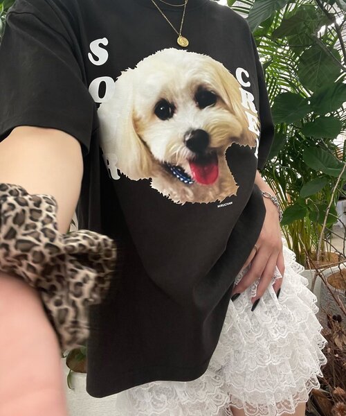 Sourcream(サワークリーム)の「【Sourcream/サワークリーム】ミルちゃんTEE(Tシャツ/カットソー・メンズ・ブラック/ホワイト/ネイビー・SMALL/MEDIUM/LARGE)」の16枚目の写真