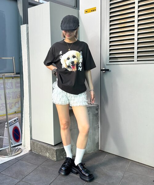 Sourcream(サワークリーム)の「【Sourcream/サワークリーム】ミルちゃんTEE(Tシャツ/カットソー・メンズ・ブラック/ホワイト/ネイビー・SMALL/MEDIUM/LARGE)」の19枚目の写真