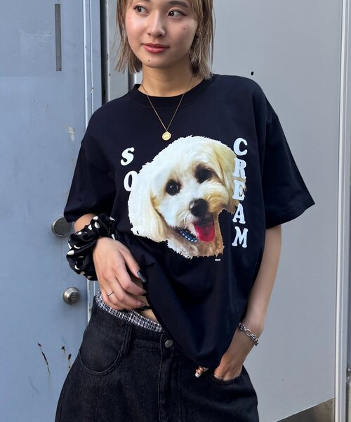 Sourcream(サワークリーム)の「【Sourcream/サワークリーム】ミルちゃんTEE(Tシャツ/カットソー・メンズ・ブラック/ホワイト/ネイビー・SMALL/MEDIUM/LARGE)」の20枚目の写真