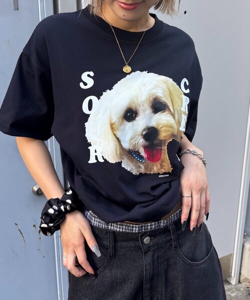 Sourcream(サワークリーム)の「【Sourcream/サワークリーム】ミルちゃんTEE(Tシャツ/カットソー・メンズ・ブラック/ホワイト/ネイビー・SMALL/MEDIUM/LARGE)」の22枚目の写真