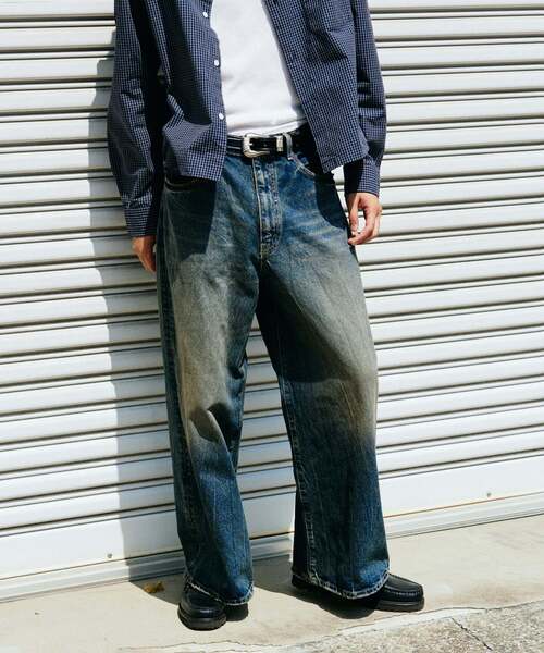 JOURNAL STANDARD(ジャーナルスタンダード)の「デニム タブ キャノン(デニムパンツ・メンズ・ブラックミックス/コバルトブルー/クリアブルー・SMALL/MEDIUM/LARGE)」の3枚目の写真