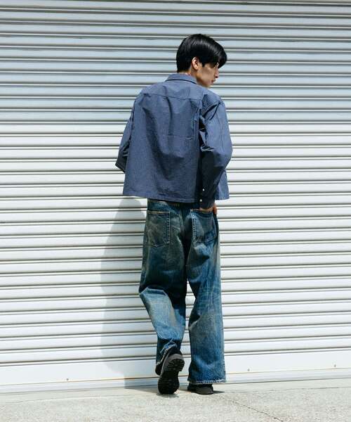 JOURNAL STANDARD(ジャーナルスタンダード)の「デニム タブ キャノン(デニムパンツ・メンズ・ブラックミックス/コバルトブルー/クリアブルー・SMALL/MEDIUM/LARGE)」の6枚目の写真