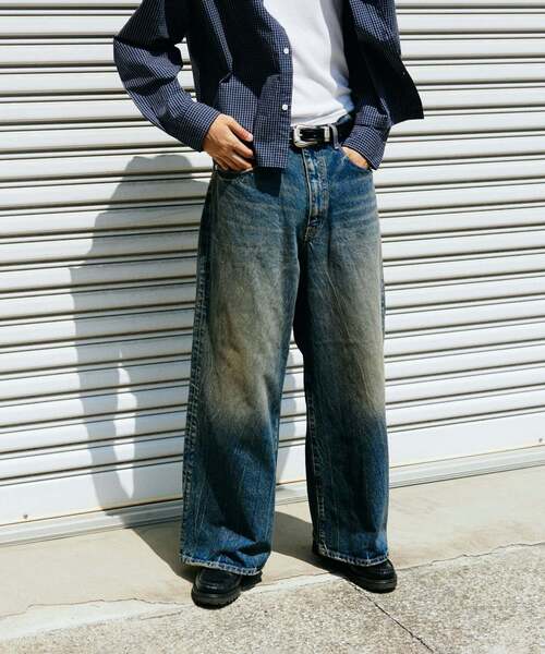 JOURNAL STANDARD(ジャーナルスタンダード)の「デニム タブ キャノン(デニムパンツ・メンズ・ブラックミックス/コバルトブルー/クリアブルー・SMALL/MEDIUM/LARGE)」の7枚目の写真