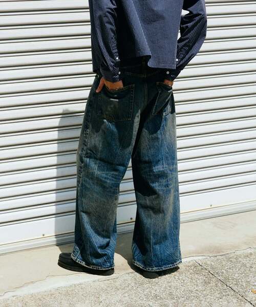 JOURNAL STANDARD(ジャーナルスタンダード)の「デニム タブ キャノン(デニムパンツ・メンズ・ブラックミックス/コバルトブルー/クリアブルー・SMALL/MEDIUM/LARGE)」の10枚目の写真