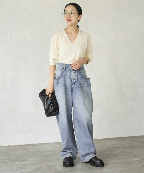 新品　Plage R’IAM WIDE デニム plage ジーンズ デニム デニムパンツ 「追加」R'IAM WIDE