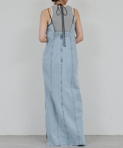 セール】【PEAS】リメイクデニムドレス（ワンピース