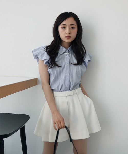 EIMY ISTOIRE(エイミーイストワール)の「ギャザースリーブブラウス(シャツ/ブラウス・レディース・ホワイト・F)」の17枚目の写真