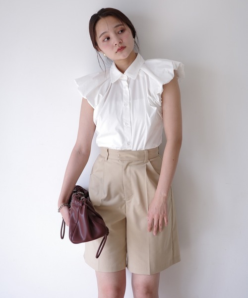 EIMY ISTOIRE(エイミーイストワール)の「ギャザースリーブブラウス(シャツ/ブラウス・レディース・ホワイト・F)」の21枚目の写真
