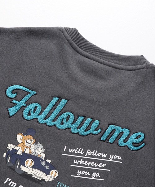 Tom&Jerry(トムアンドジェリー)の「【TOM & JERRY/トムとジェリー】裏起毛サガラ刺繍スウェット(スウェット・メンズ・スミクロ/オフホワイト/グリーン/オートミール・LARGE/MEDIUM)」の20枚目の写真