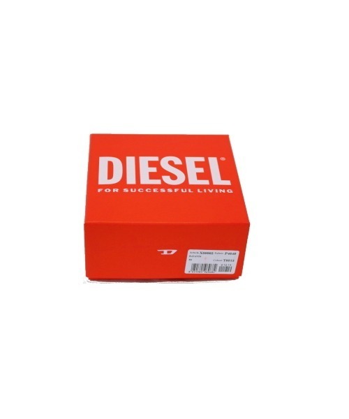DIESEL(ディーゼル)の「メンズ レザーベルト DIESEL LOGO B-BISCOTTO STRIPED(ベルト・メンズ・ブラック/ダークブラウン・95/80/90/85/100)」の9枚目の写真